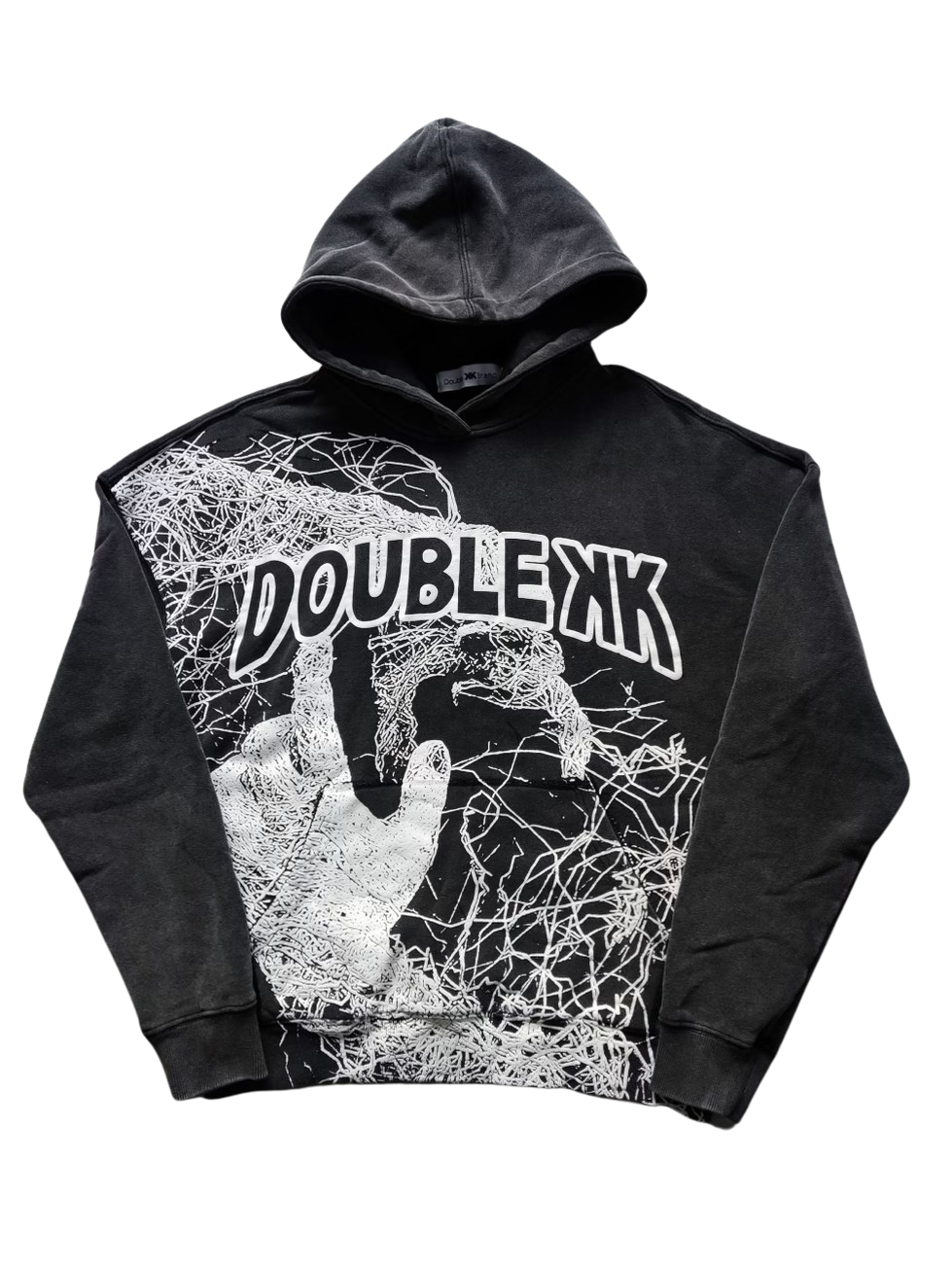 Black White Web Hoodie